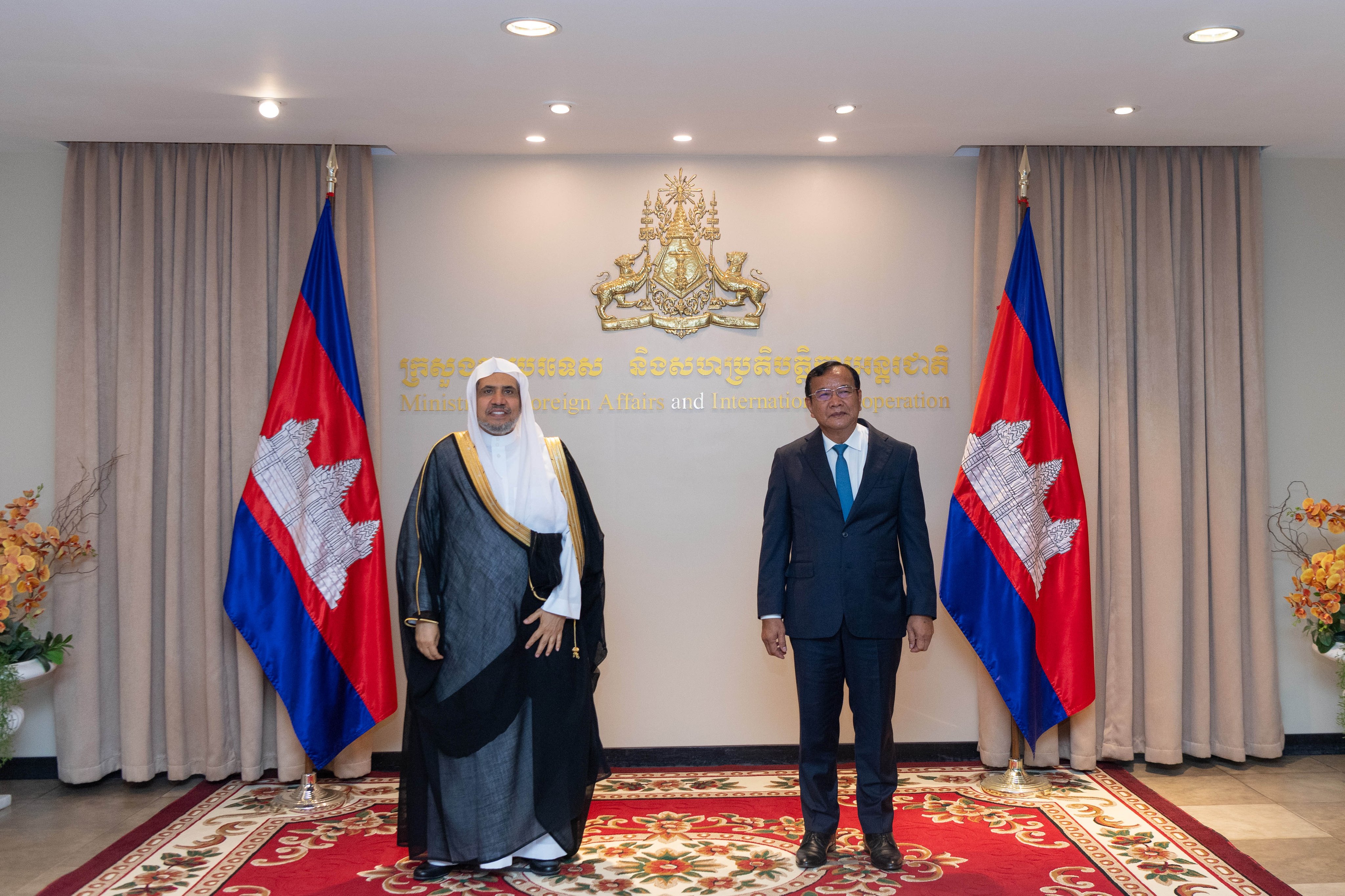 Cambodia’s Deputy Prime Minister and Minister of Foreign Affairs and International Cooperation Prak Sokhonn thanked HE Dr. Alissa for the MWL's efforts around the world