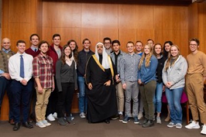 HE Dr. Mohammad Alissa addressed students at BYU Kennedy Center in Utah