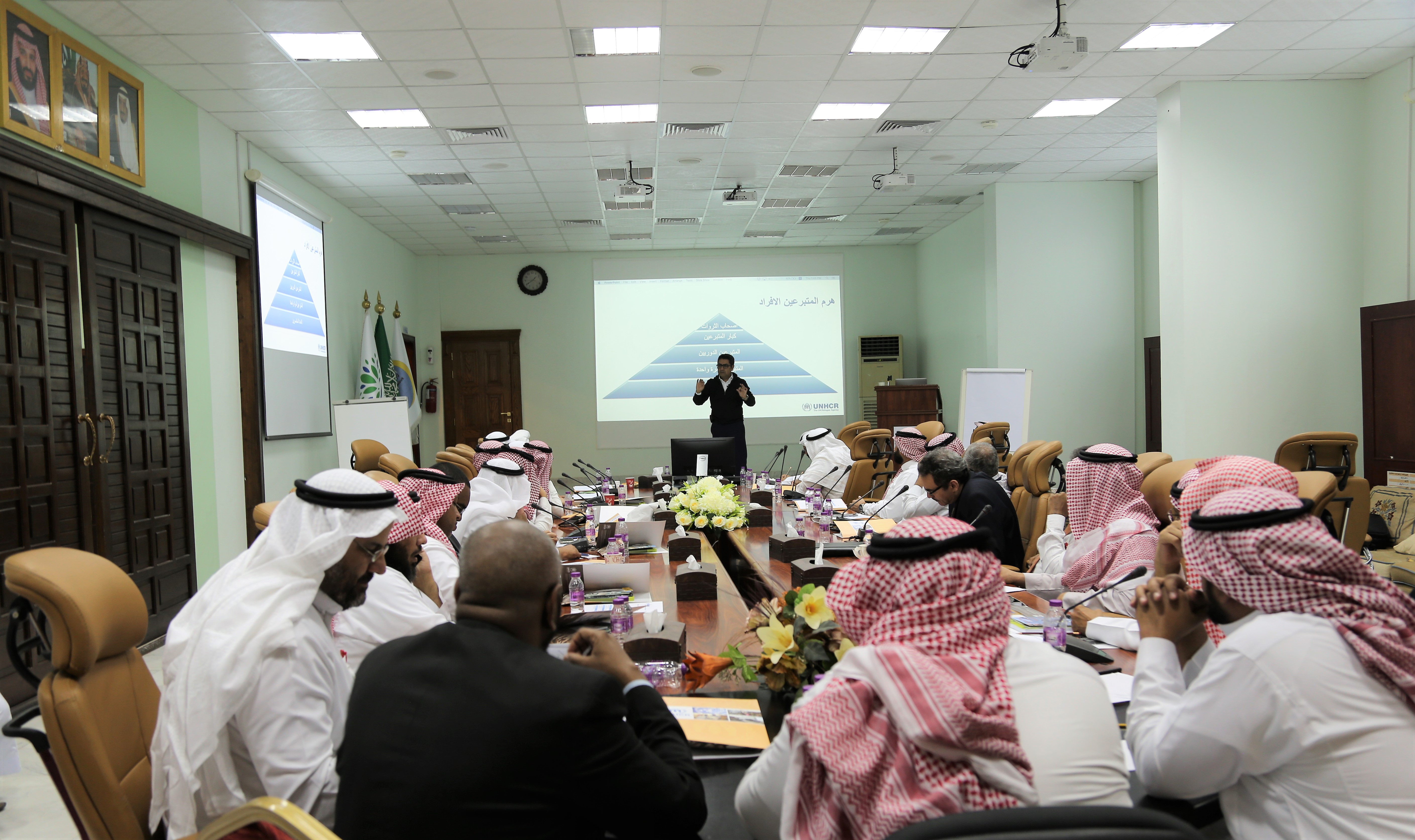 The members of the Rabita during the training course