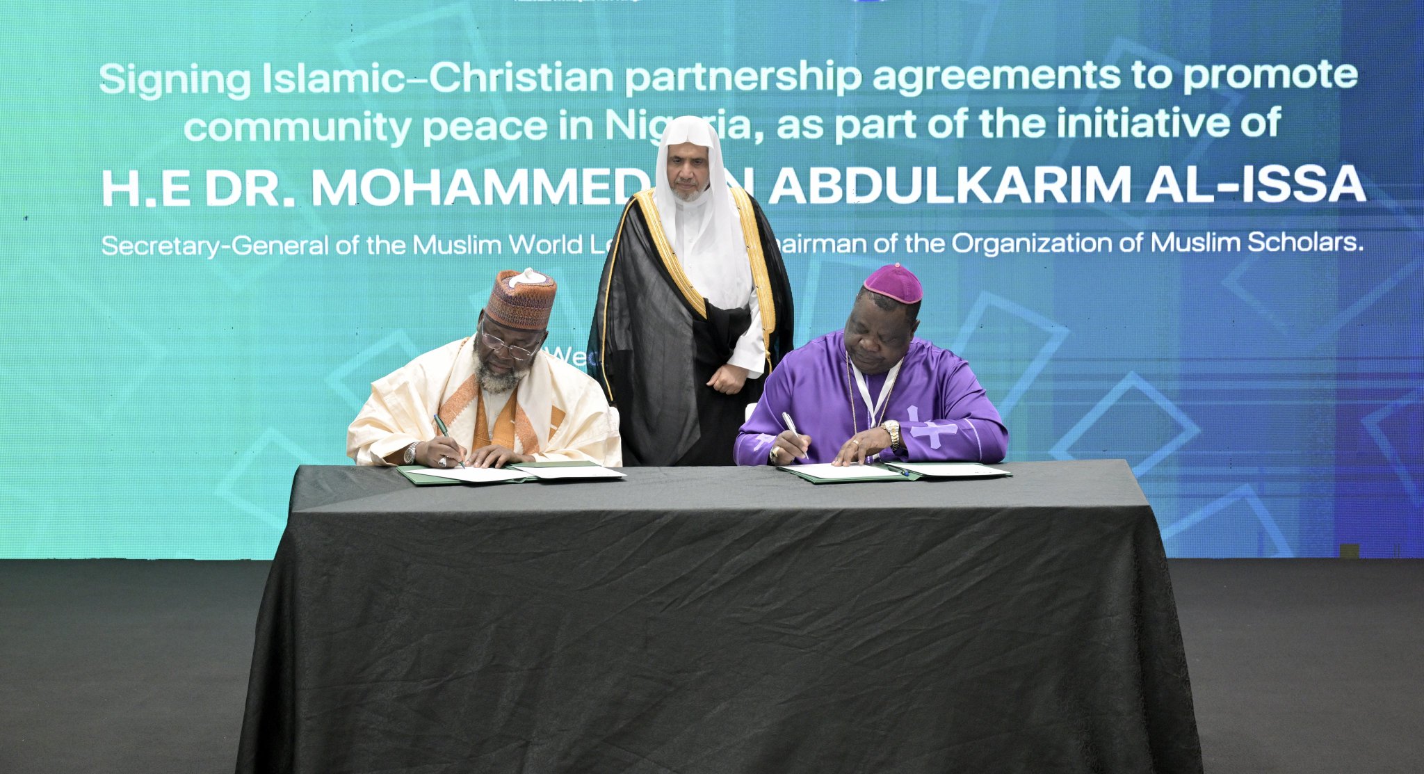 The “Islamic-Christian Agreements,” signed as part of the Muslim World League’s initiative for social peace in West Africa, open a new chapter of partnership among leading Muslim and Christian leaders and organizations active in Nigeria