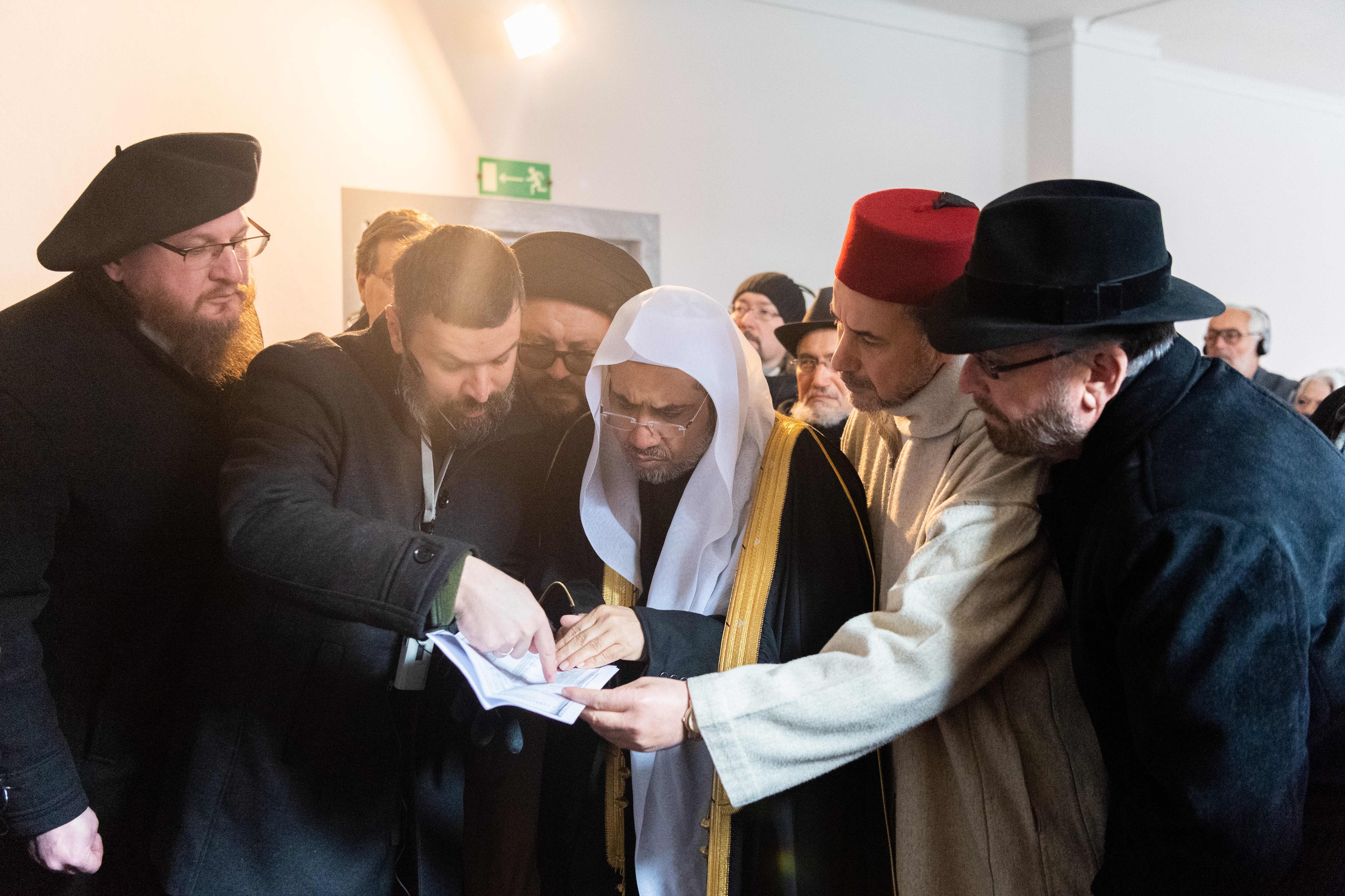 en mémoire des victimes de l’holocauste Mohammad Alissa a présidé une haute délégation de responsables musulmans à Auschwitz