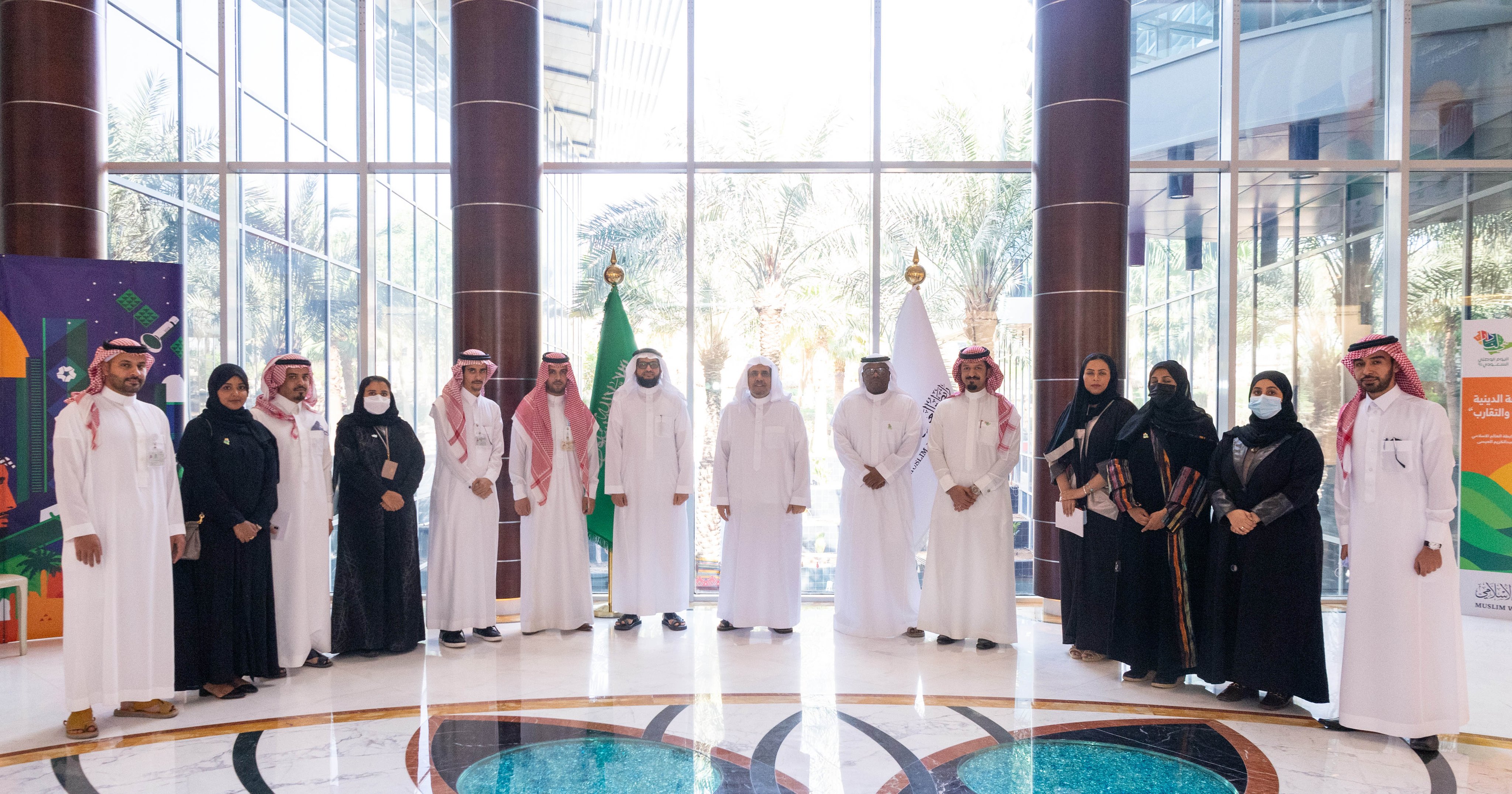 The Muslim World League hosted a student delegation from the Prince Saud Al-Faisal Institute for Diplomatic Studies