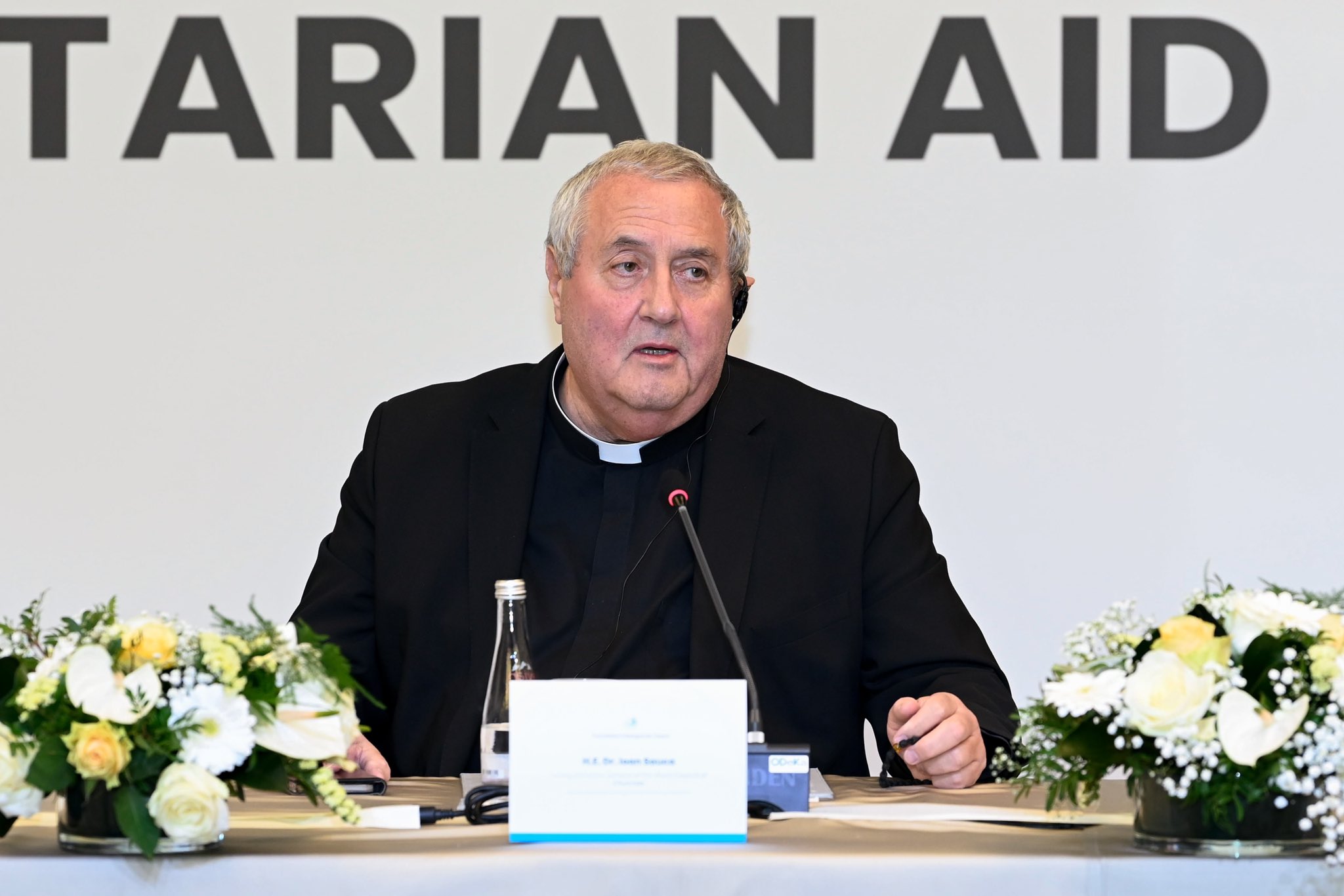 A Genève MohammadAlissa a été l’invité d’honneur du forum «La coopération entre les organisations internationales dans le domaine humanitaire» en présence des plus grands responsables