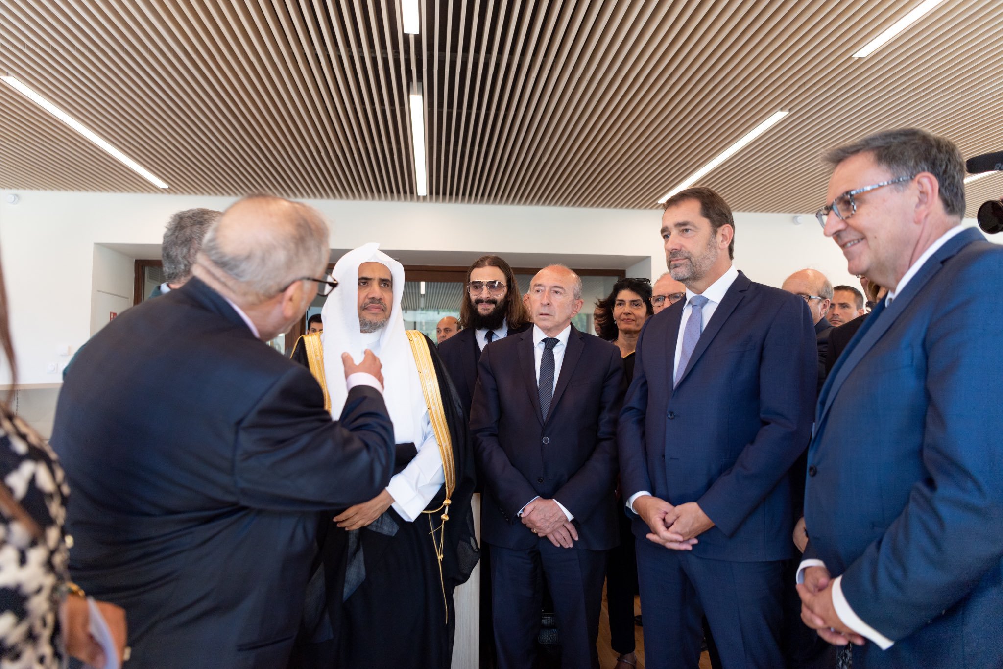 HE Dr.Mohammad Alissa, alongside the ifcmlyon President, the Mayor of Lyon, the President of the Lyon Metropolis &amp; the French Minister of Interior inaugurated the French Institute for Islamic Civilization
