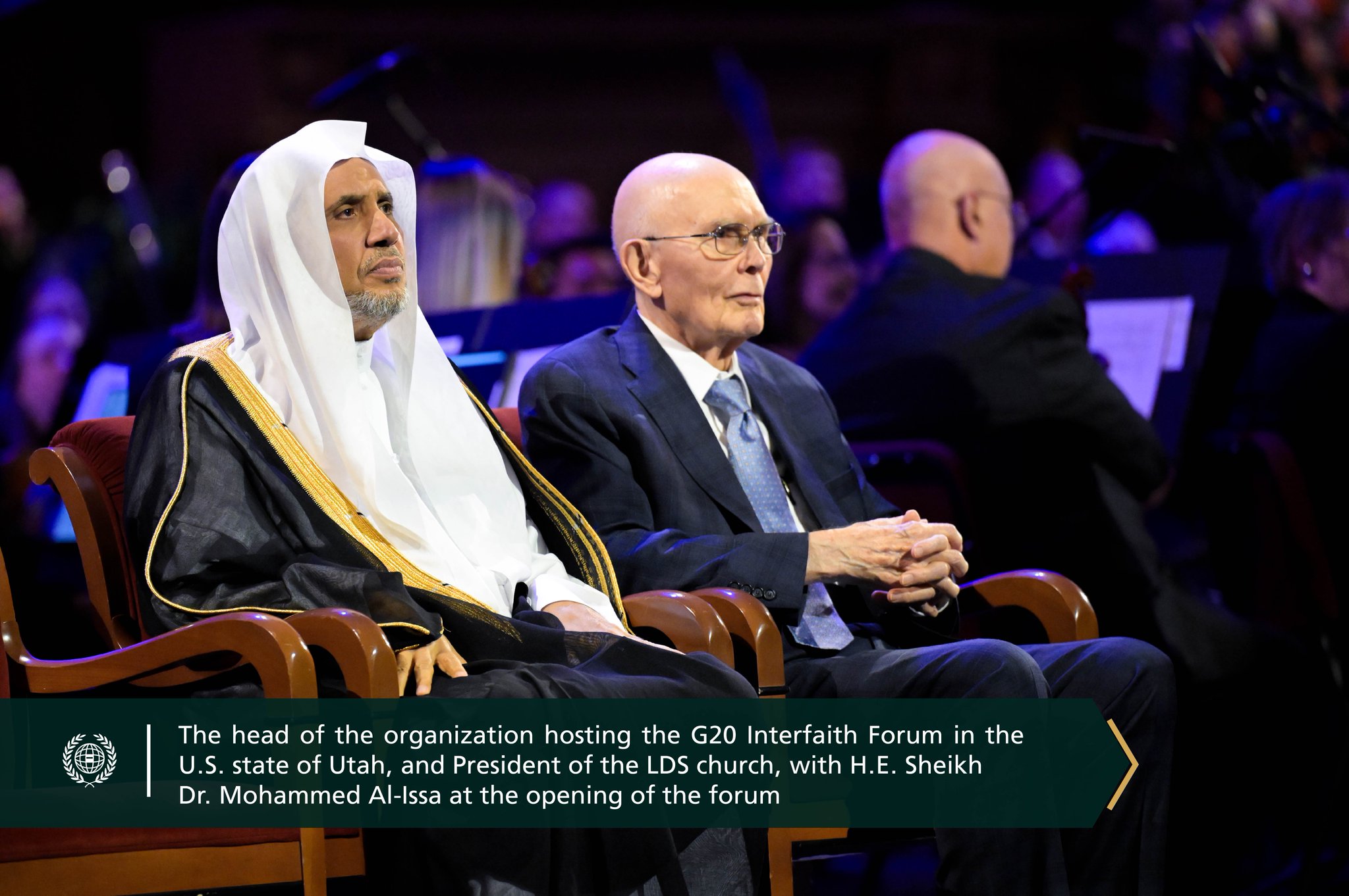 Last evening, in the presence of religious leaders and their representatives from around the world:  The U.S. state of Utah hosted the G20 Interfaith Forum