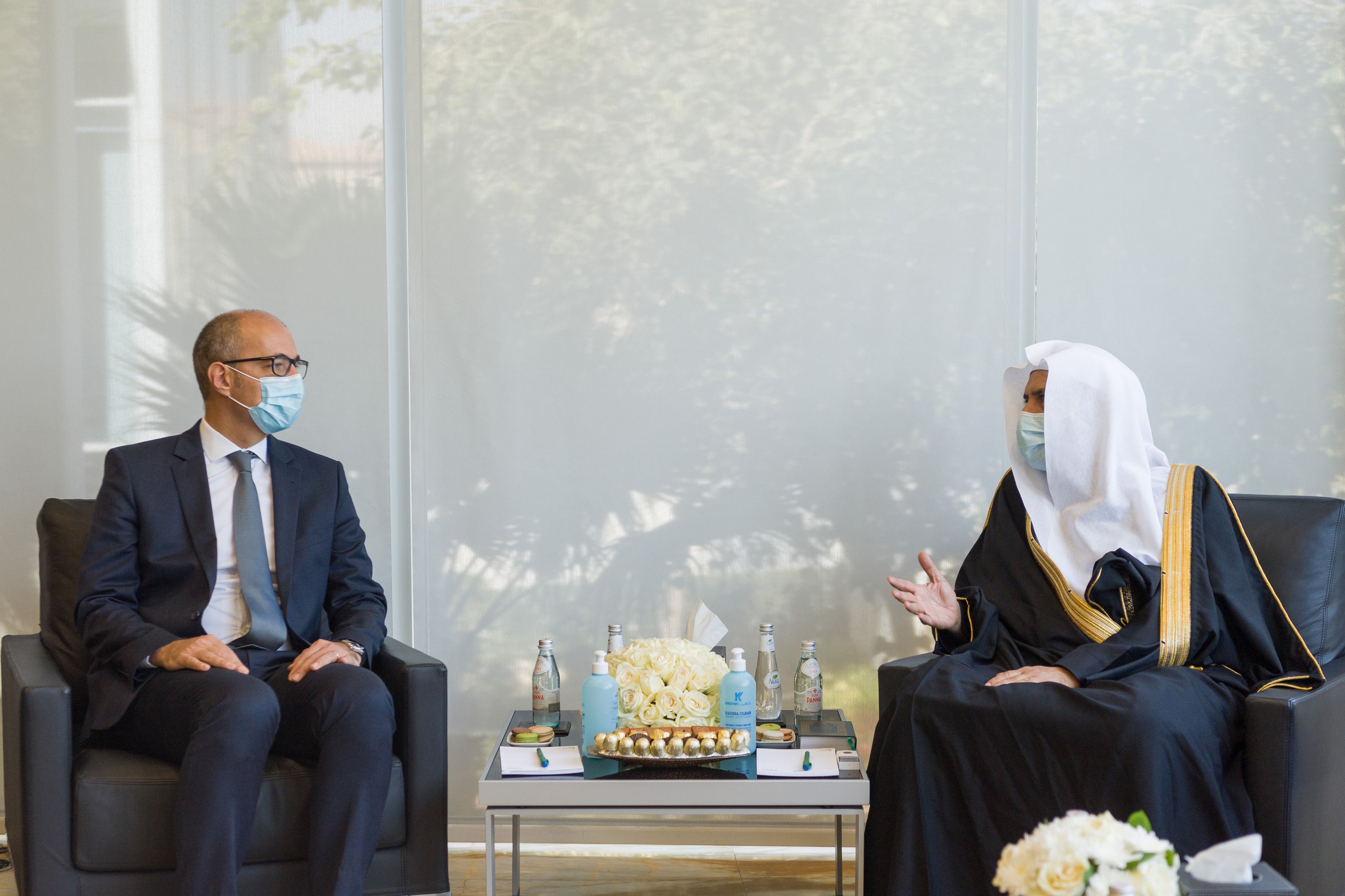 HE Dr. Mohammad Alissa met with Mr. Philippe Errera