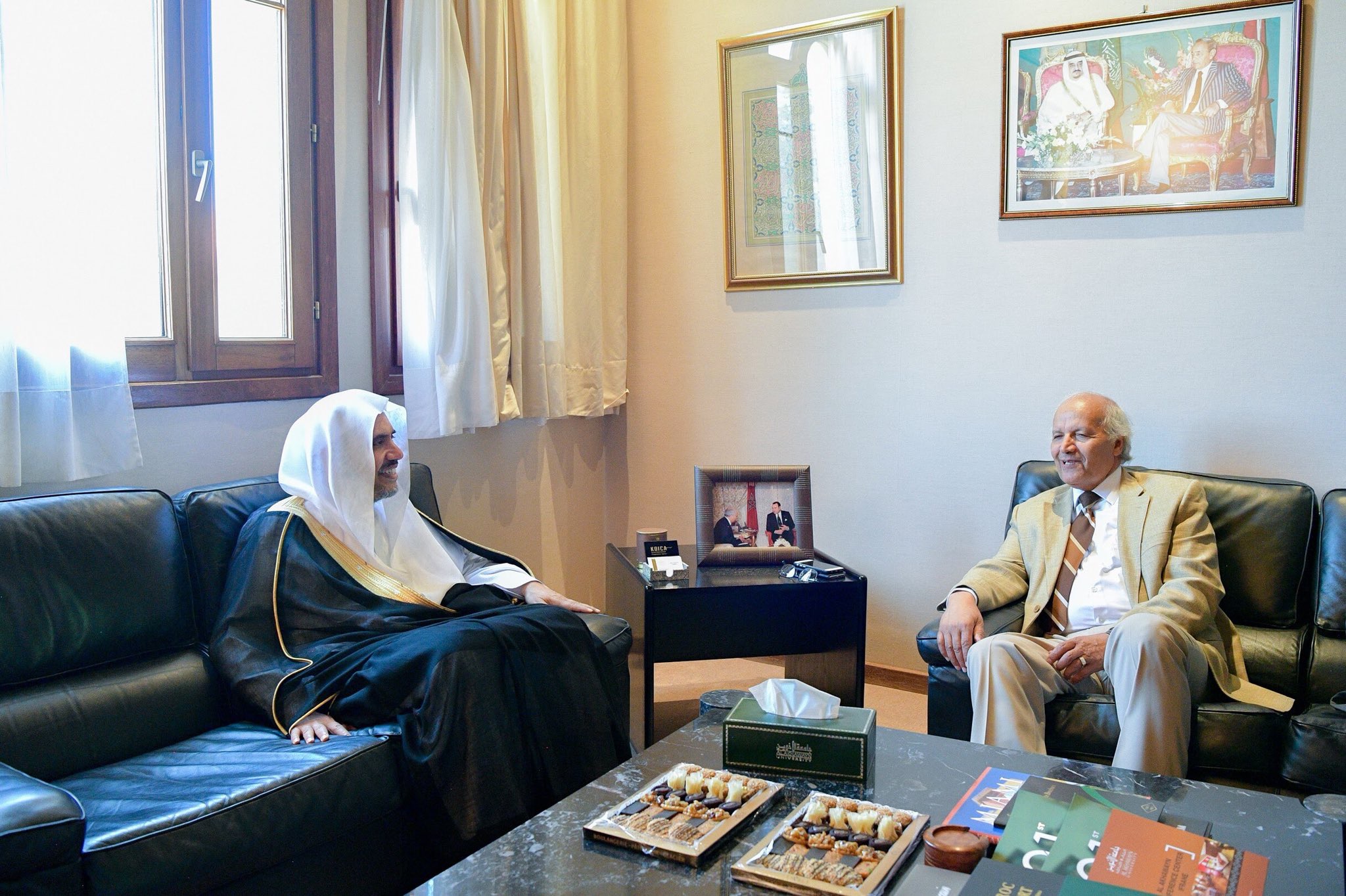 جامعة الأخوين⁩ بالمملكة المغربية تستقبل وتحتفي بمعالي الأمين العام لرابطة العالم الإسلامي الشيخ د. محمد العيسى