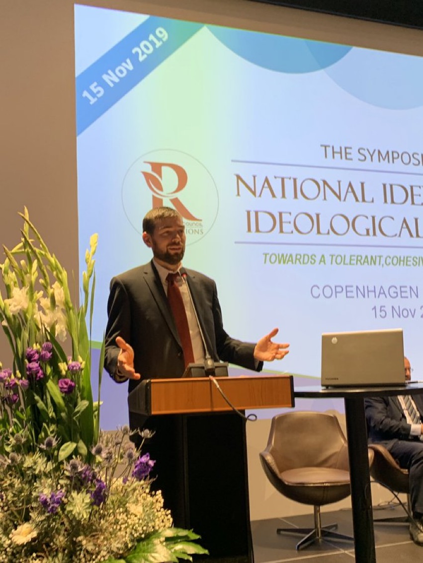 During the first panel at NIIS2019, Denmark's Chief Rabbi Jair Melchior says, "National security starts with responsibility for our own words - the things we say, and how we interpret what others say. We must communicate." MWL in Denmark