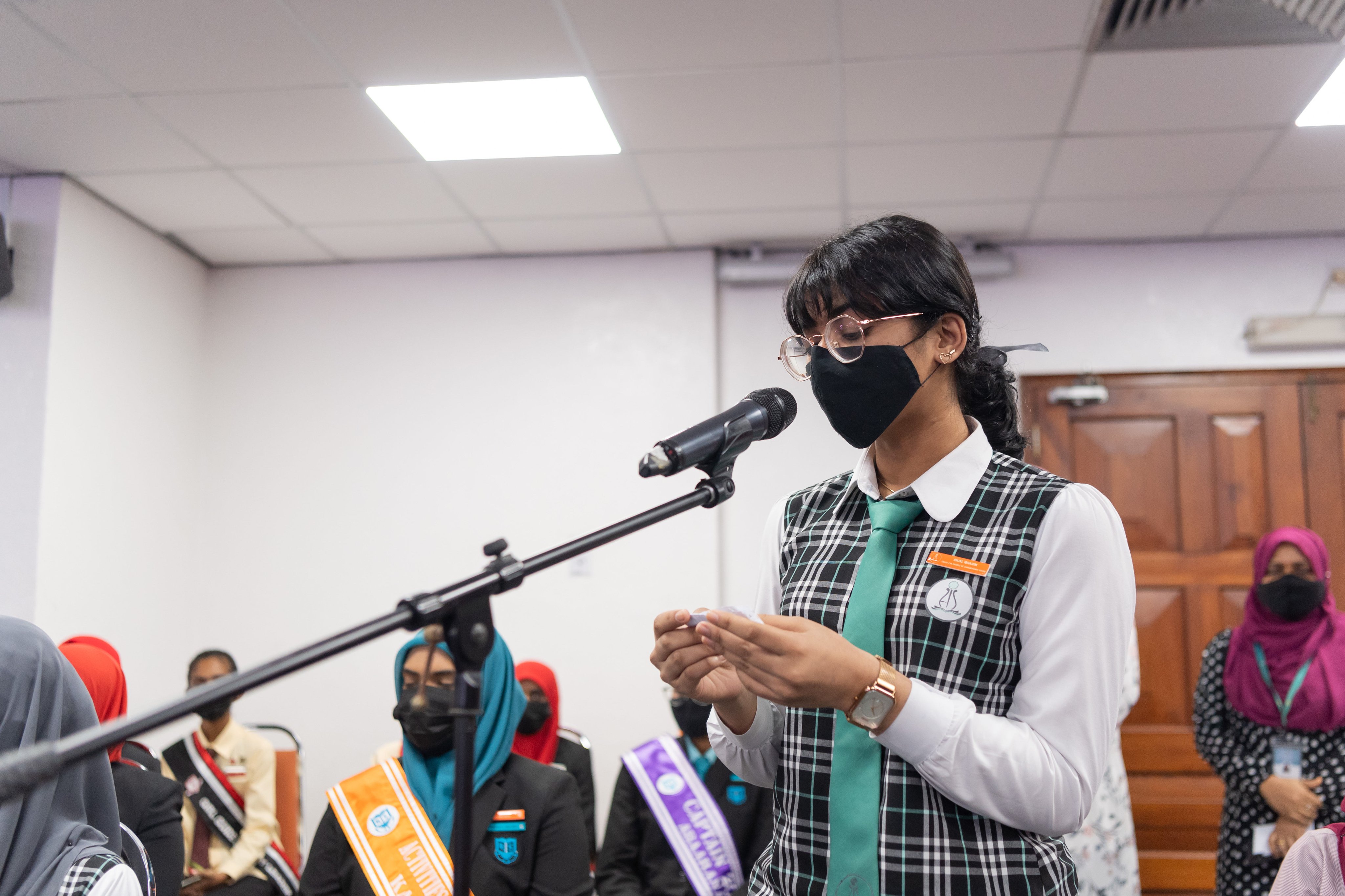 Mohammad Alissa a tenu une conférence  aux Ministère des affaires musulmanes des Maldives sur les conditions essentielles pour donner un avis juridique islamique.