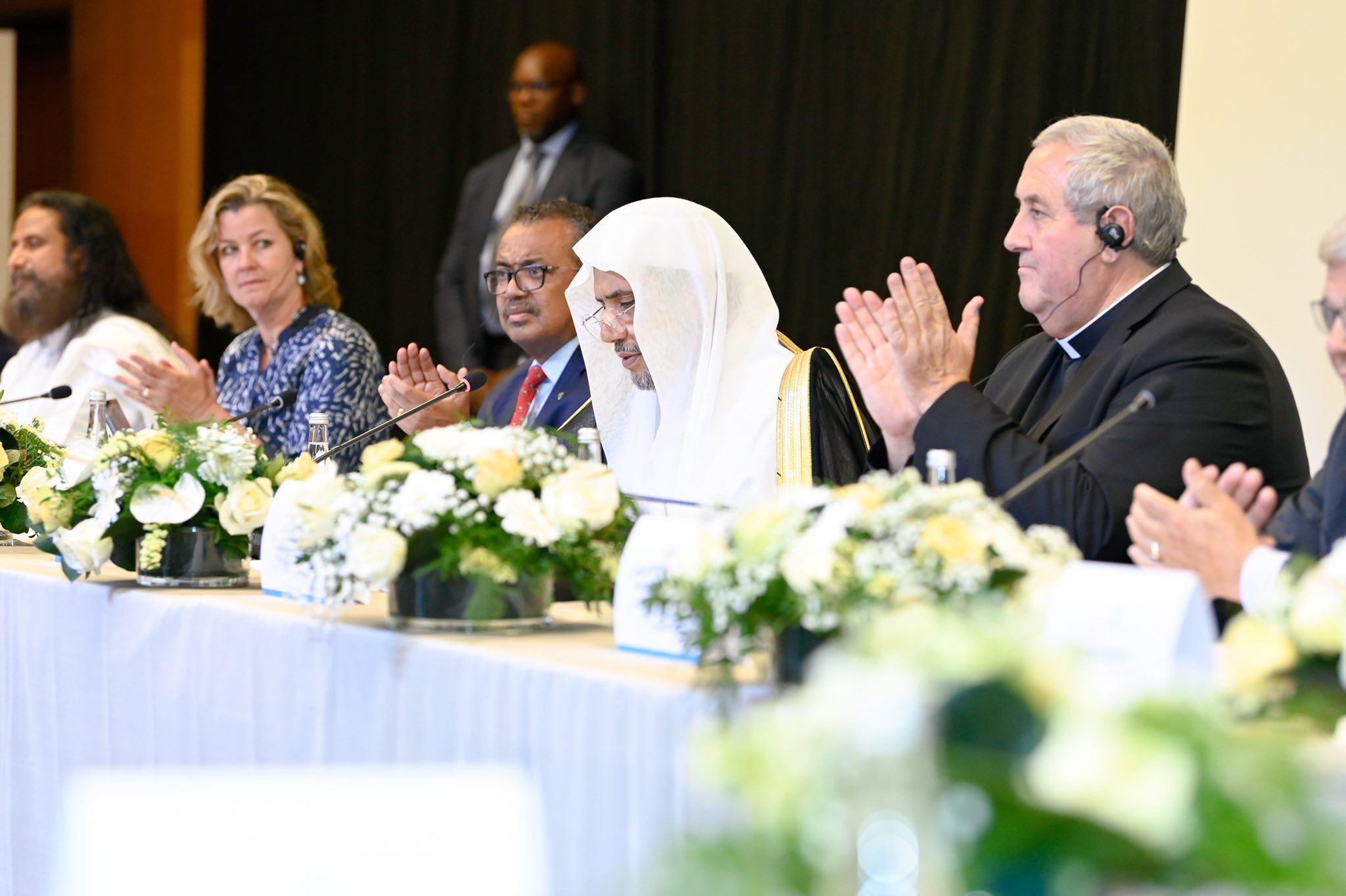 A Genève MohammadAlissa a été l’invité d’honneur du forum «La coopération entre les organisations internationales dans le domaine humanitaire» en présence des plus grands responsables