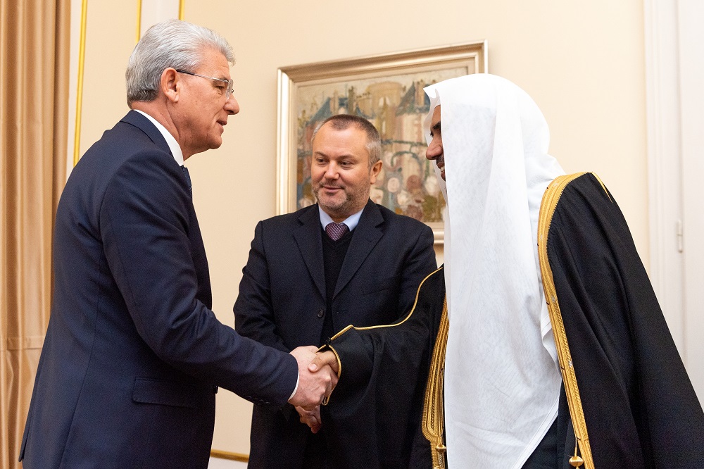 HE Dr. Mohammad Alissa was welcomed in Sarajevo by the president of Bosnia-Herzegovina