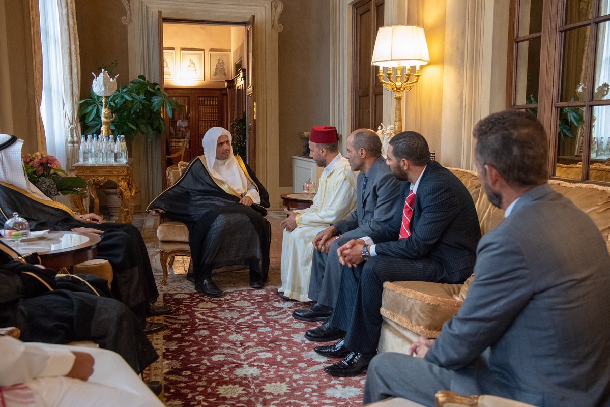 D. Alissa rencontre des dirigeants des Minorités Islamiques à Florence