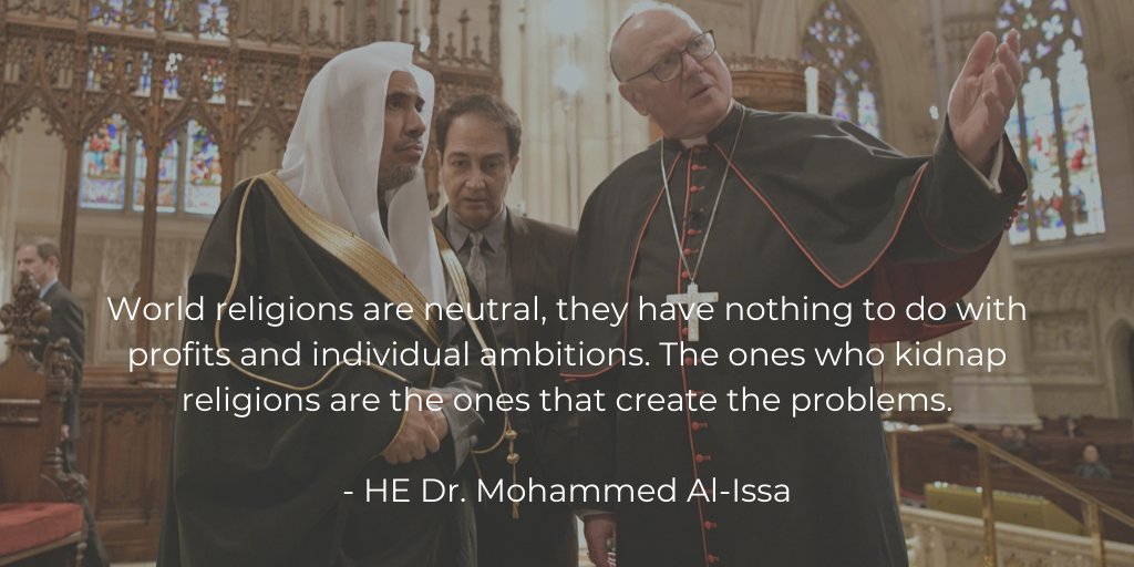 Extremism is a question of individual evil, not of religion. HE Dr. Mohammed Alissa