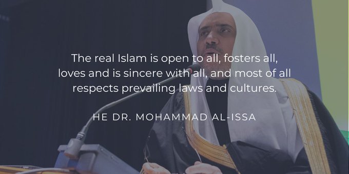 Islam is a peaceful influence upon the world, as demonstrated by the leadership of HE Dr. Mohammad Alissa