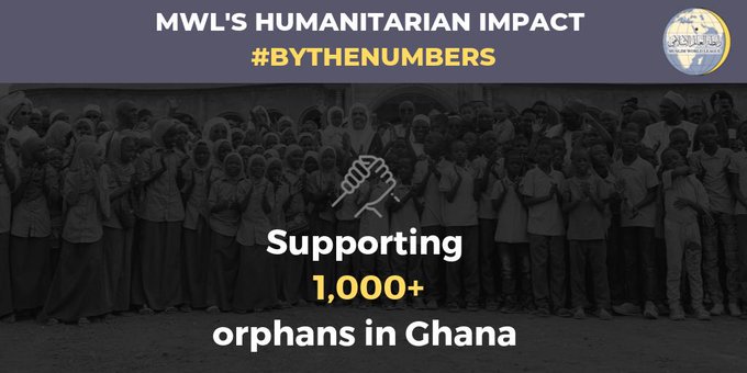 MWL provides education, shelter, food and clothing to more than 1,000 orphans in Ghana