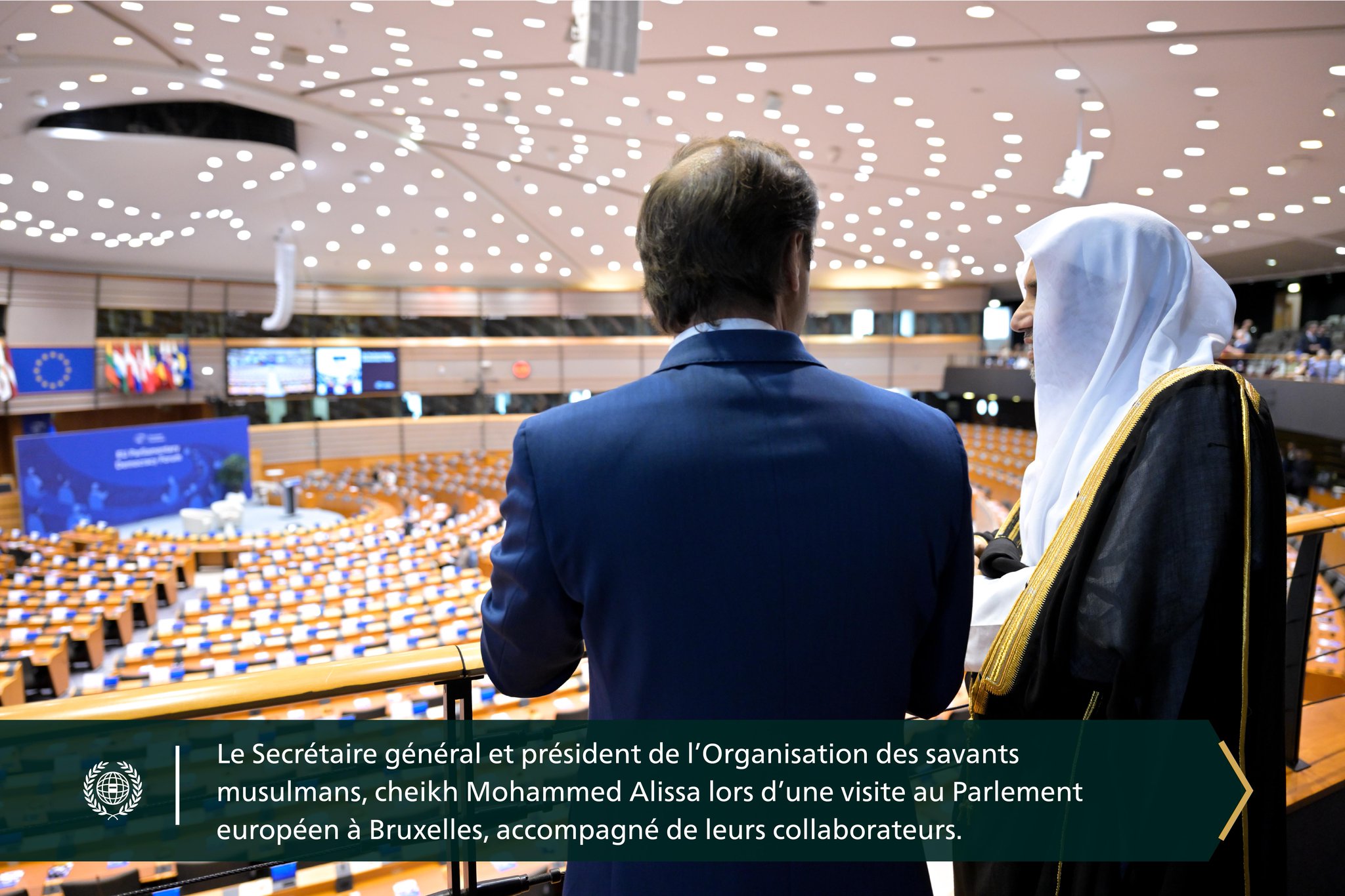 Hier soir, le Secrétaire général, cheikh Mohammed Alissa a rencontré à Bruxelles des représentants du Parlement européen et leurs collaborateurs.