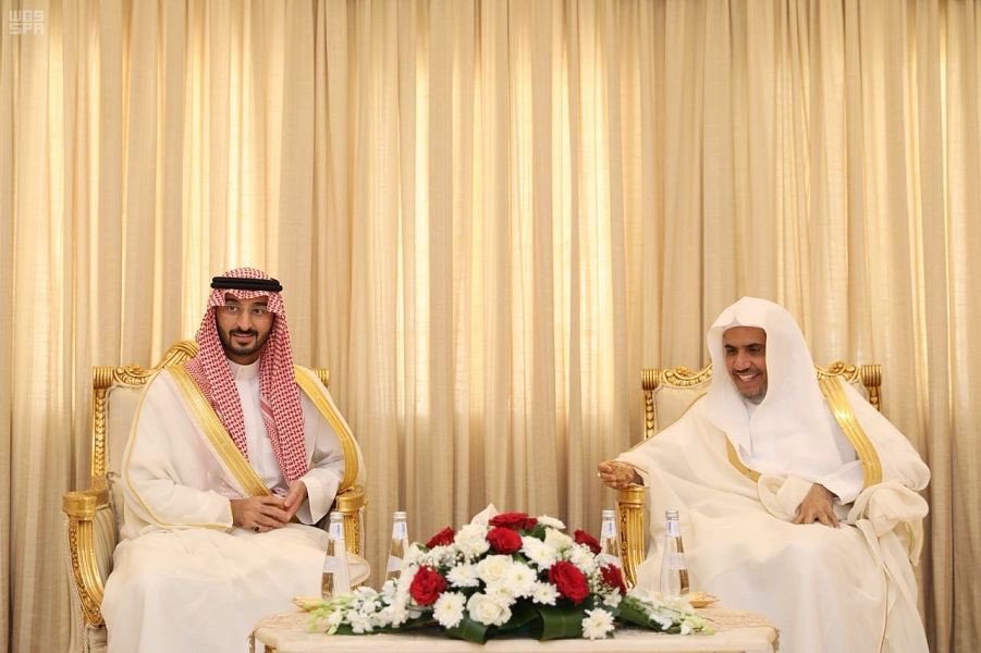 HRH Prince Abdullah bin Bandar bin Abdulaziz, Deputy Governor of Makkah Region, visits the Secretary-General of the Muslim World League