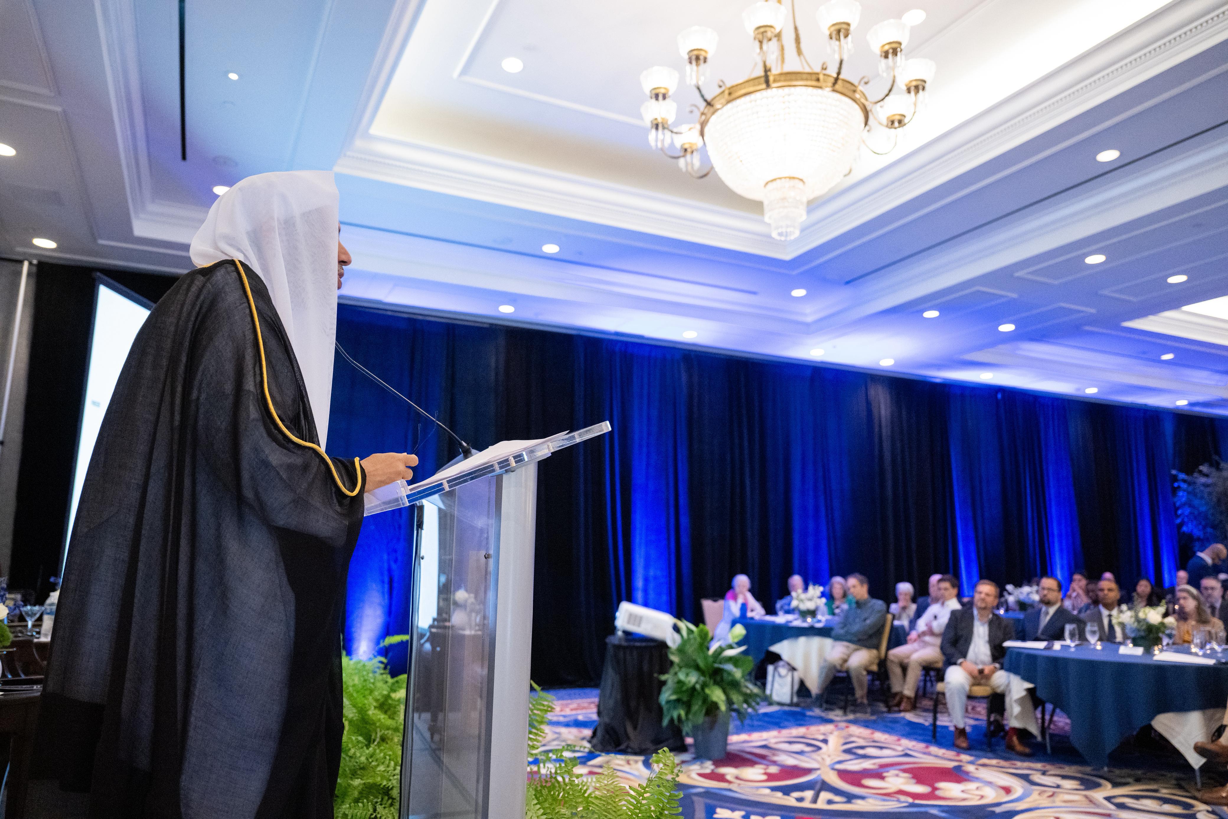 Duke University hosts a lecture by the Secretary-General of the Muslim World League on Islamic civilization.