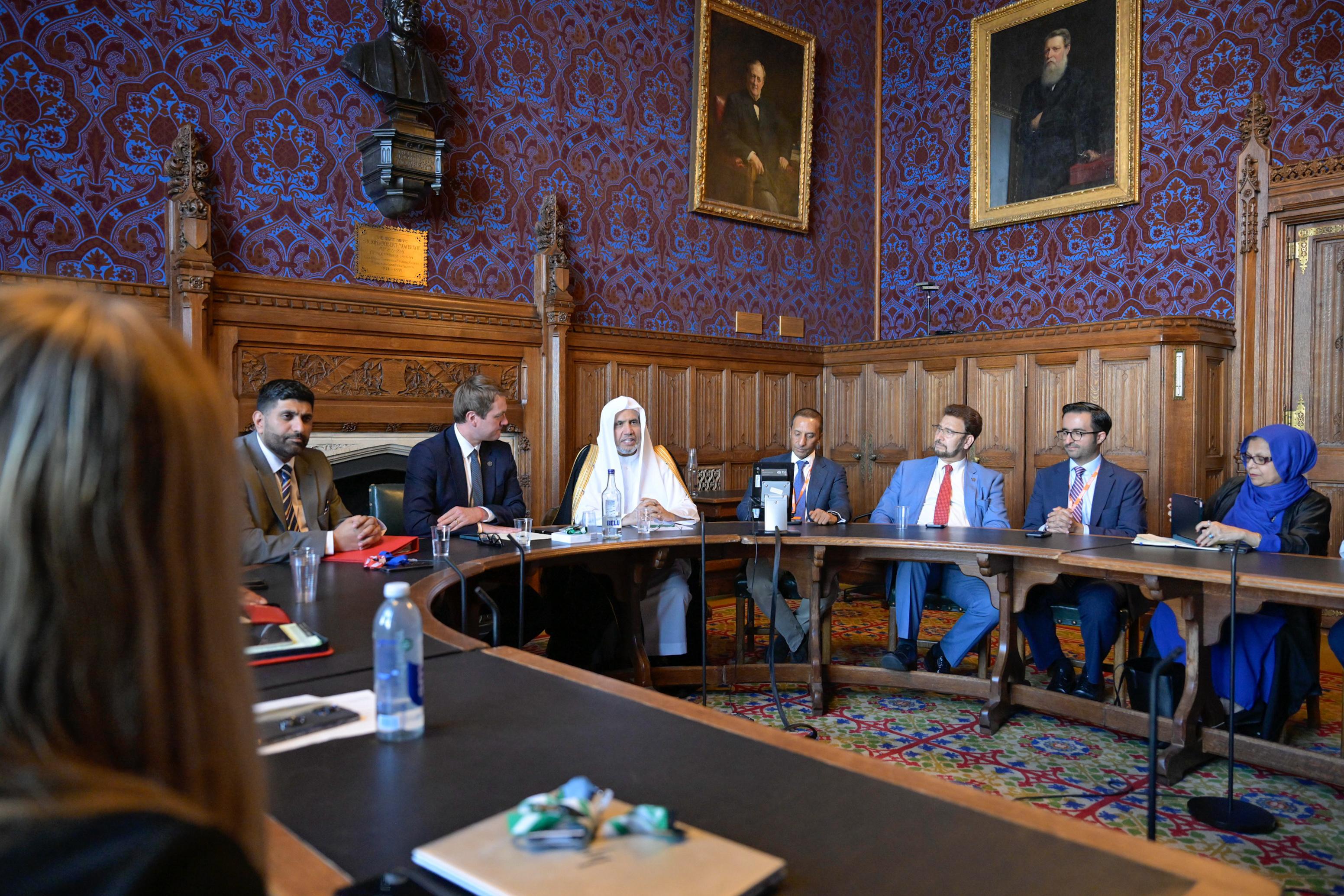 A First of Its Kind Involving an Islamic Religious Figure: The Speaker of the British Parliament and Parliamentary Leadership Celebrate the Secretary-General of the MWL.