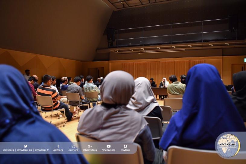 Japan Muslim community interact with SG's lecture that stressed Islamic values of tolerance, coexistence horizons &mercy to all