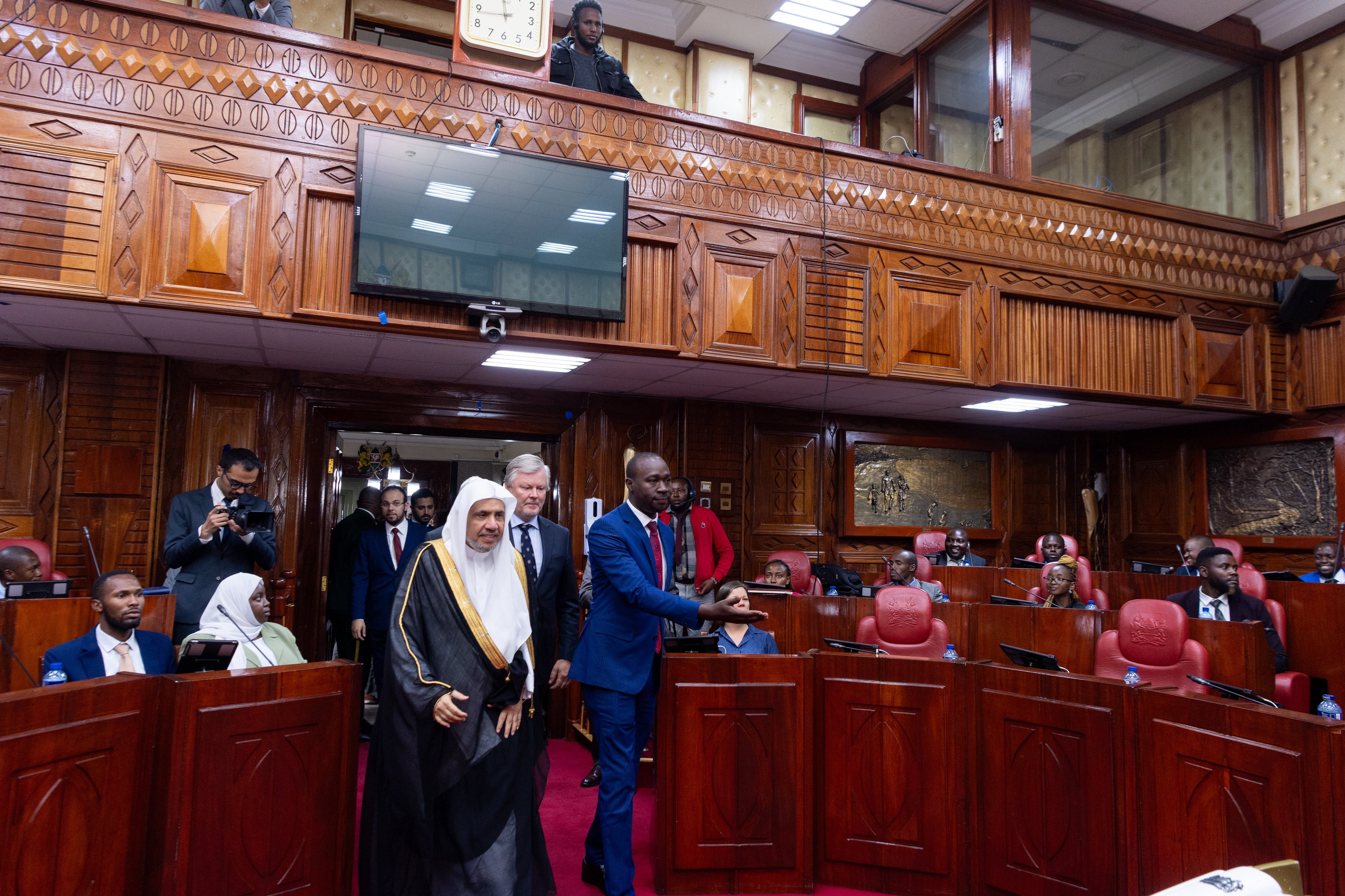 The Parliament of the Republic of Kenya, convened at its historic headquarters in Nairobi, hosted His Excellency Sheikh Dr. Mohammed Al-Issa