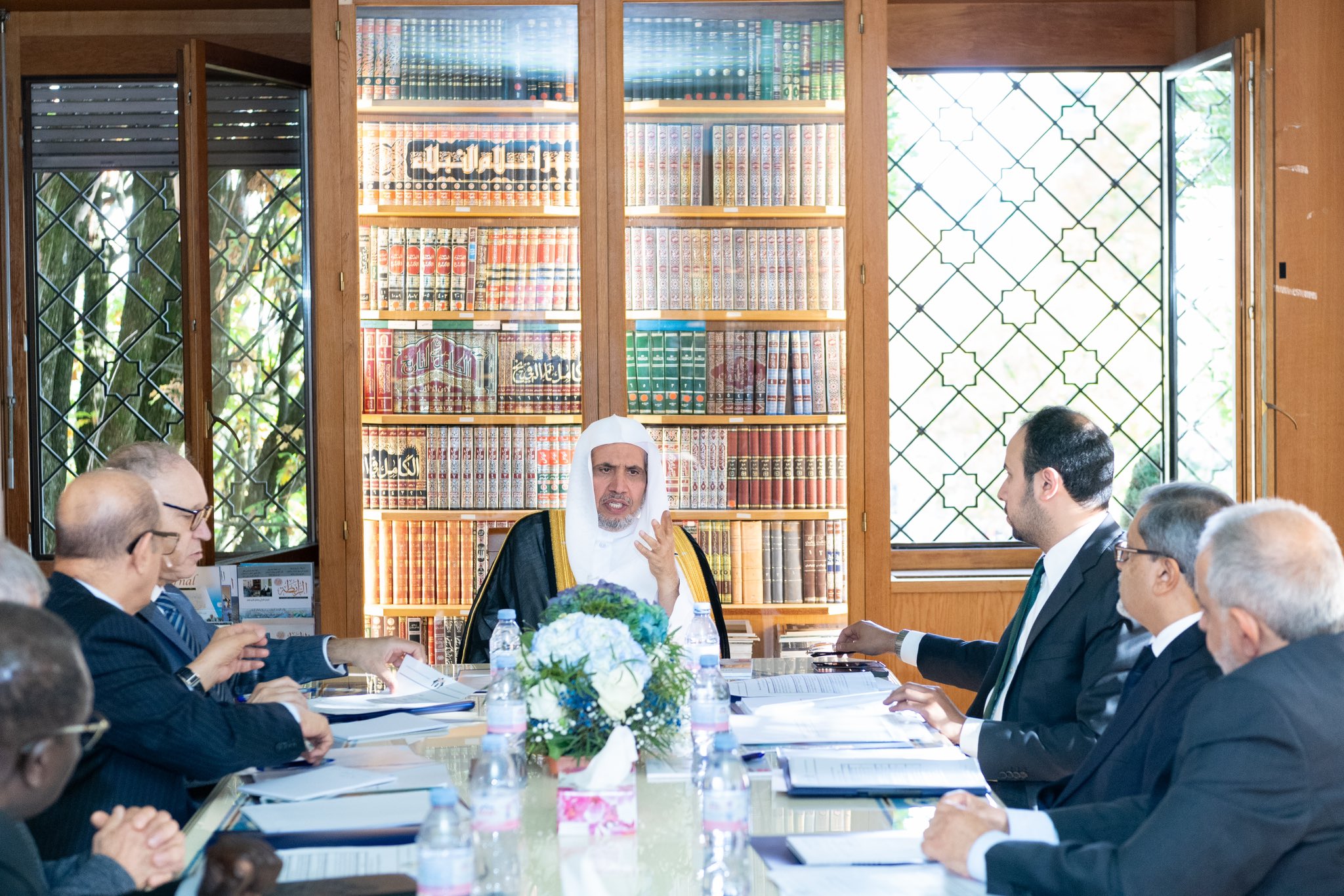 His Eminence Sheikh Dr.Mohammed Al-issa  chaired the annual Board of Directors meeting of the Geneva Islamic Cultural Foundation. 