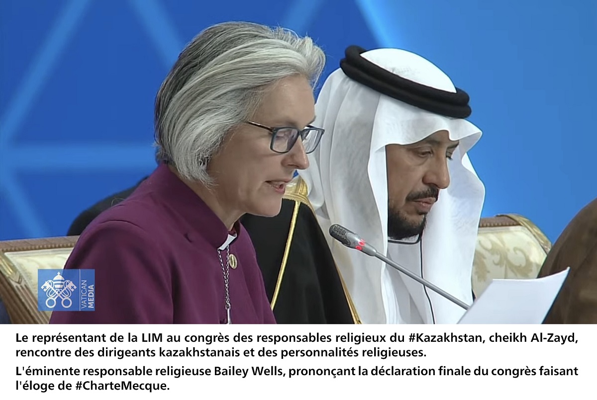 Le représentant de la LIM au congrès des responsables religieux du Kazakhstan, cheikh Al-Zayd, rencontre des dirigeants kazakhstanais et des personnalités religieuses.