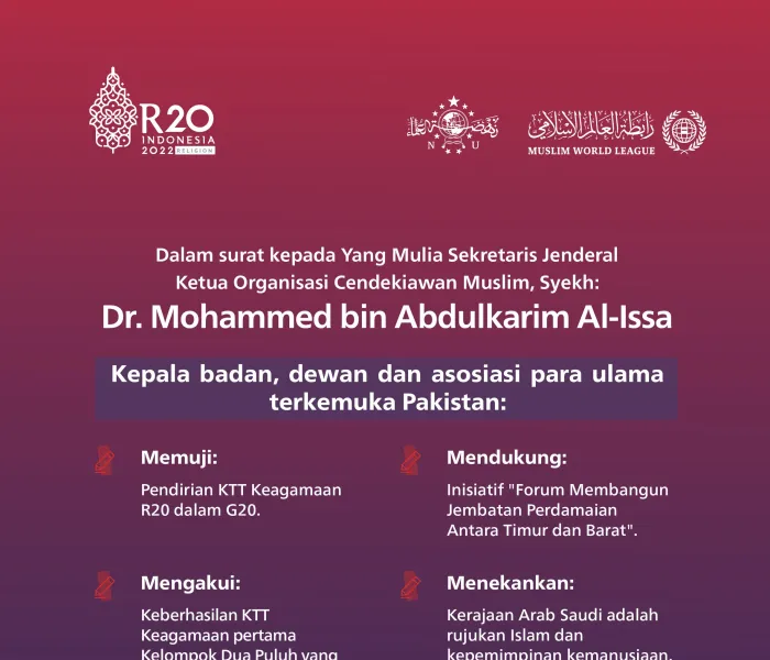 Ulama besar Pakistan memuji hasil KTTR20 dalam G20