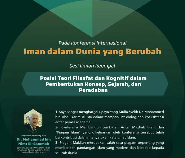 Kutipan dari pidato para ahli dan spesialis pada sesi ilmiah keempat: "Posisi Teori Filsafat dan Kognitif dalam Pembentukan Konsep, Sejarah, dan Peradaban", dalam rangkaian konferensi internasional "Iman dalam Dunia yang Berubah":