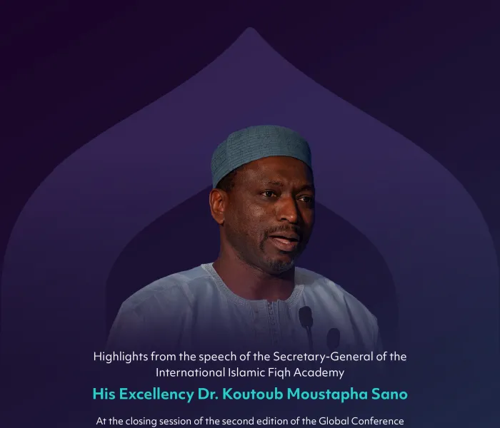 Key topics from the speech of His Excellency Dr. Koutoub Moustapha Sano