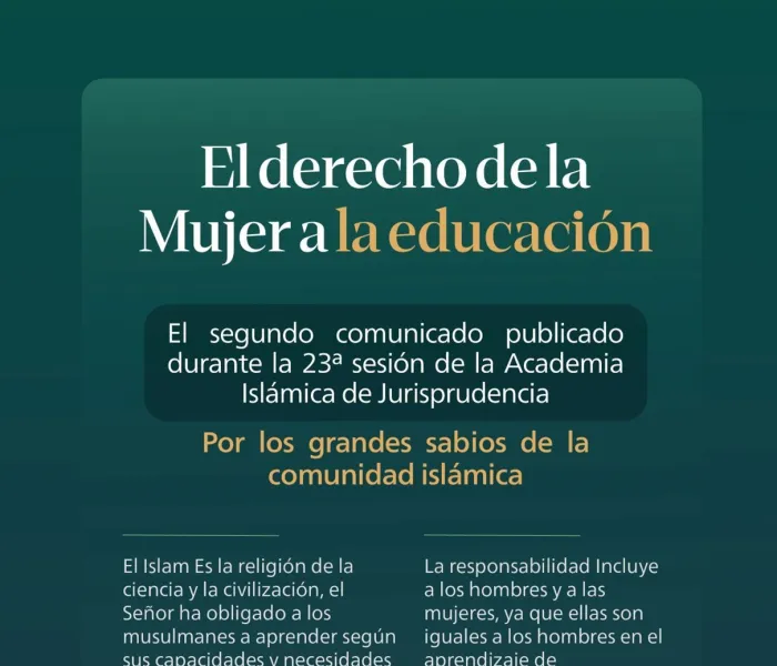  La educación es una obligación que se aplica tanto a hombres como a mujeres