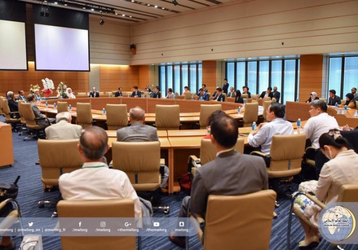 ‏معالي الأمين العام في حوار مطول ومهم مع برلمانيين يابانيين
