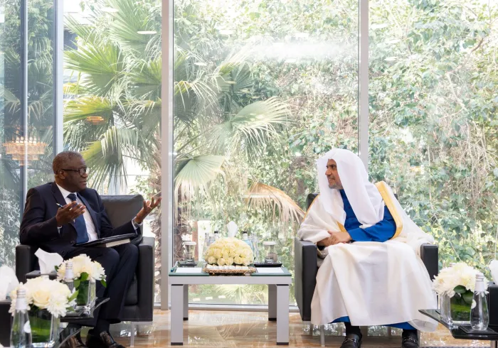 Dr. Al-Issa Meets Nobel Peace Prize Laureate, Dr. Denis Mukwege