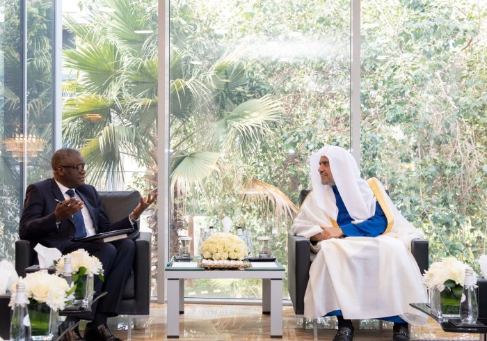 Dr. Al-Issa Meets Nobel Peace Prize Laureate, Dr. Denis Mukwege