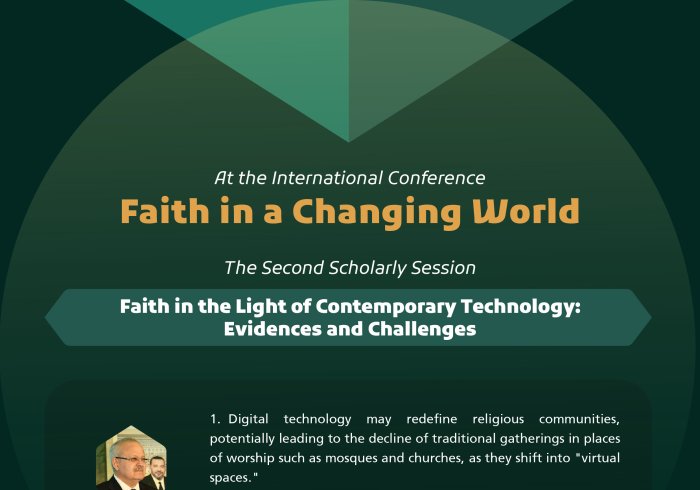 Highlights from the Second Scholarly Session entitled: “Faith in the Light of Contemporary Technology: Evidences and Challenges”, at the International Conference: “Faith in a Changing World”: