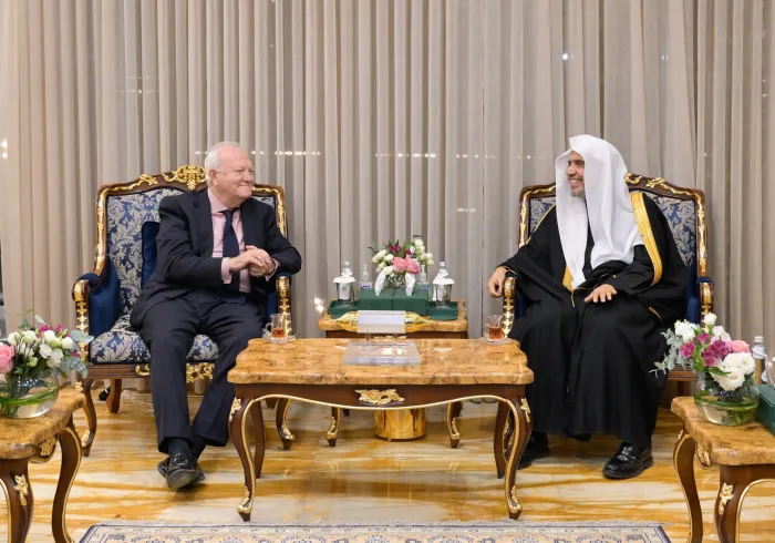 In his Riyadh office, H.E. Sheikh Dr. Mohammed Al-Issa, received H.E. Mr. Miguel Ángel Moratinos, High Representative for the (UNAOC)