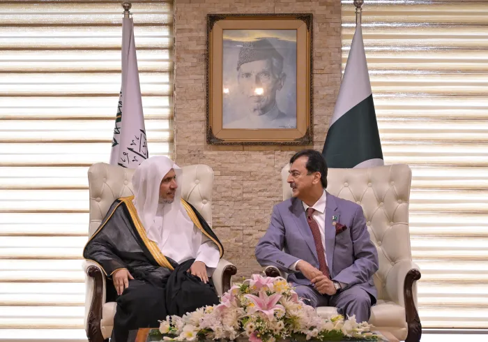 Chairman of the Senate and Chief Justice of Pakistan Receive the Secretary-General of the Muslim World League
