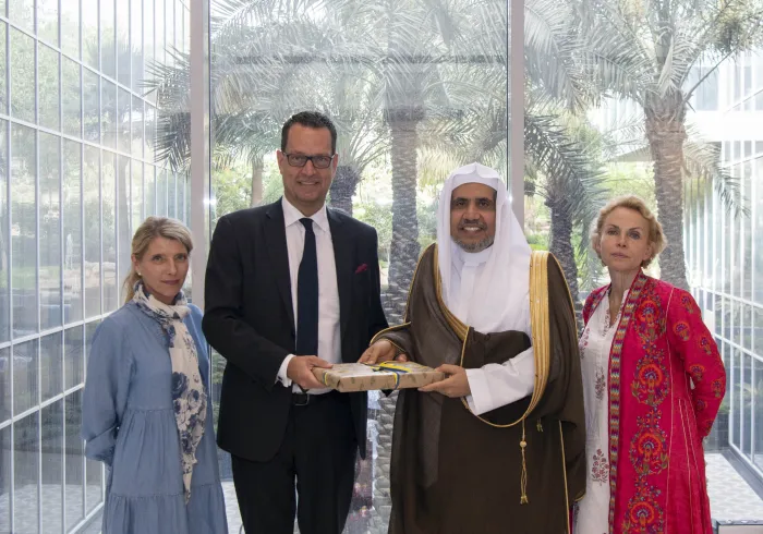 Swedish & German officials, along with their ambassadors to the kingdom, visited the MWL branch in Riyadh to discuss “Interfaith Dialogue & Combating Terrorism” & “the Afghanistan File”