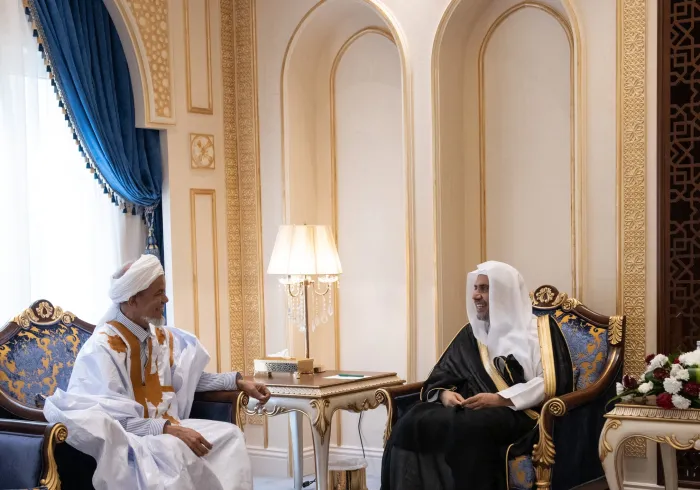 H.E. Sheikh Dr. Mohammad Alissa welcomed H.E. President of the Islamic Cultural Caucus in Mauritania