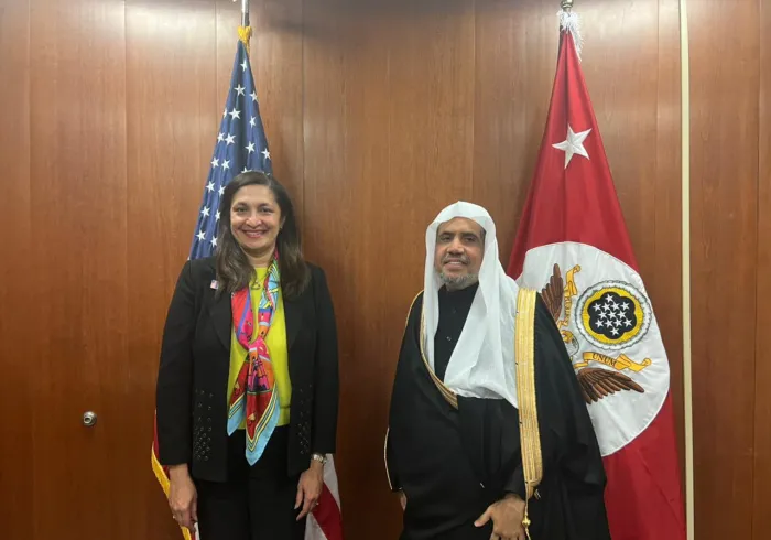 Dr. Mohammad Alissa met with the U.S. Under Secretary for Civilian Security, Democracy, & Human Rights, Mrs. Uzra Zeya