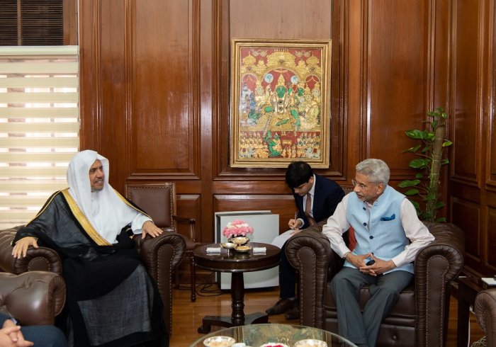 Le Secrétaire général de la LIM Président de l'Organisation des savants musulmans, Mohammad Alissa a rencontré M. Subrahmanyam Jaishankar