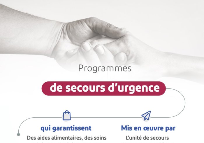 L’unité de secours d’urgence est une des unités de la LIM qui a pour mission de fournir de l’aide d’urgence en cas de crise, via des programmes profitent à des millions de victimes dans le monde;  en collaboration avec les organes officiels de chaque pays