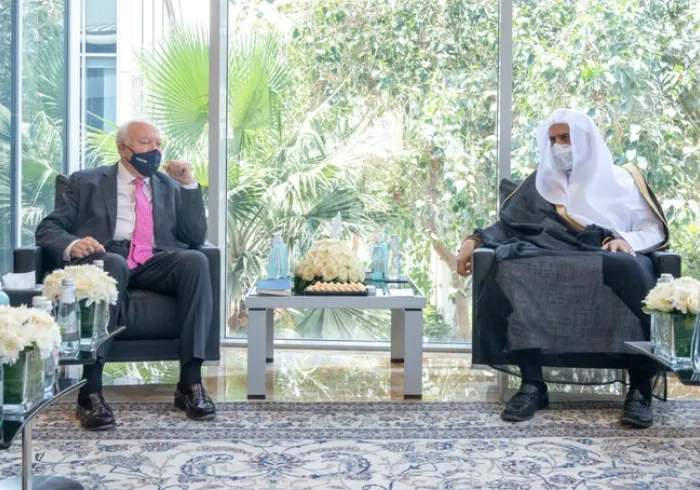 HE Dr. Mohammad Alissa received the Miguel Moratinos, the High Representative of the UNAOC