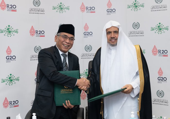 Indonesia’s "Nahdlatul Ulama" chooses the Secretary General of the Muslim World League as a co-chair of the "first religious summit" to be adopted within the work of (G20)