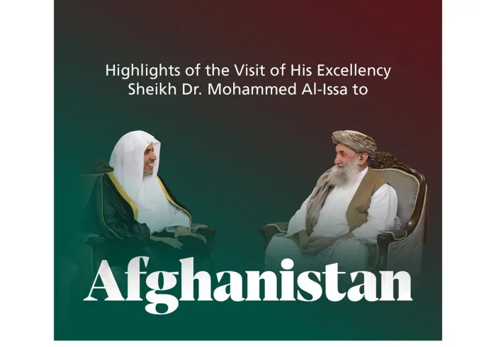 Visit Of Sheikh Alissa to Kabul  Our message: Islamic Solidarity and Unity  Highlights from the visit of H.E. Sheikh Dr. Mohammed Alissa, Secretary-General of the Muslim World League (MWL), to Afghanistan.
