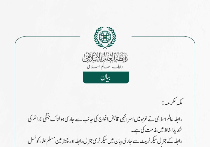 غزہ میں اسرائیلی جارحیت کے گھناؤنے جنگی جرائم کی مذمت
