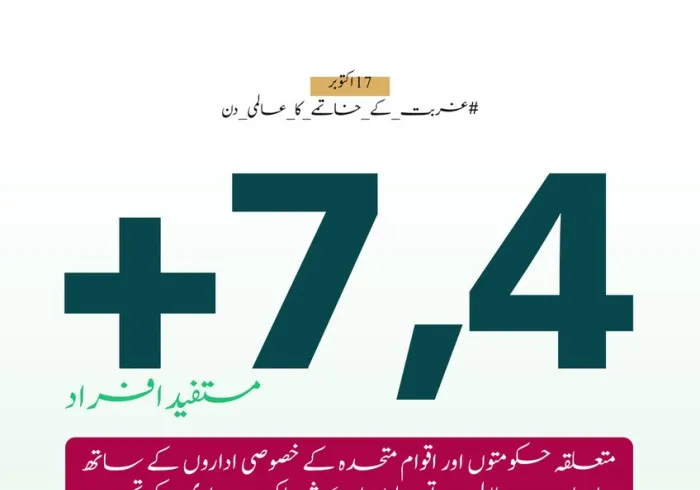 رابطہ عالم اسلامی دنیا بھر میں اپنی اسلامی وانسانی خدمات جاری رکھے ہوئے ہے۔ اس کے  معیاری منصوبوں اور اقدامات سے لاکھوں افراد مستفید ہو رہے ہیں۔ ‏غربت کے خاتمے کا عالمی دن