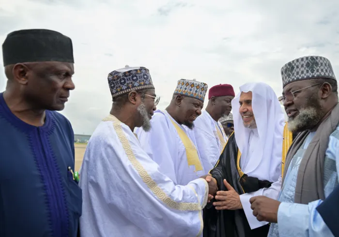 H.E. Sheikh Dr. Mohammed Al-Issa , Secretary-General of the MWL, arrived in Abuja, the capital of Nigeria 