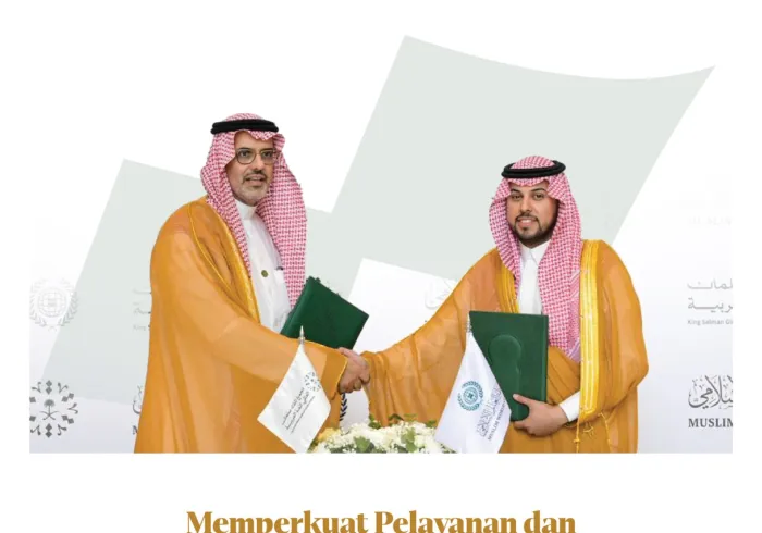 Dalam rangka memperkuat kerja sama kelembagaan dan mewujudkan tujuan bersama dalam melayani bahasa Arab; Nota Kesepahaman antara Liga Muslim Dunia dan Akademi Global Raja Salman untuk Bahasa Arab.. Berikut adalah poin-poin utamanya:
