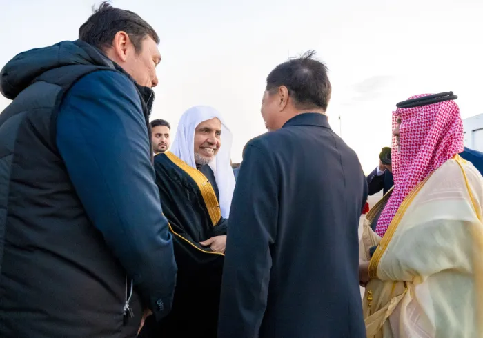 At the invitation of the government to hold a series of high-level meetings and events related to the missions of the Muslim World League (MWL), in line with its global message: